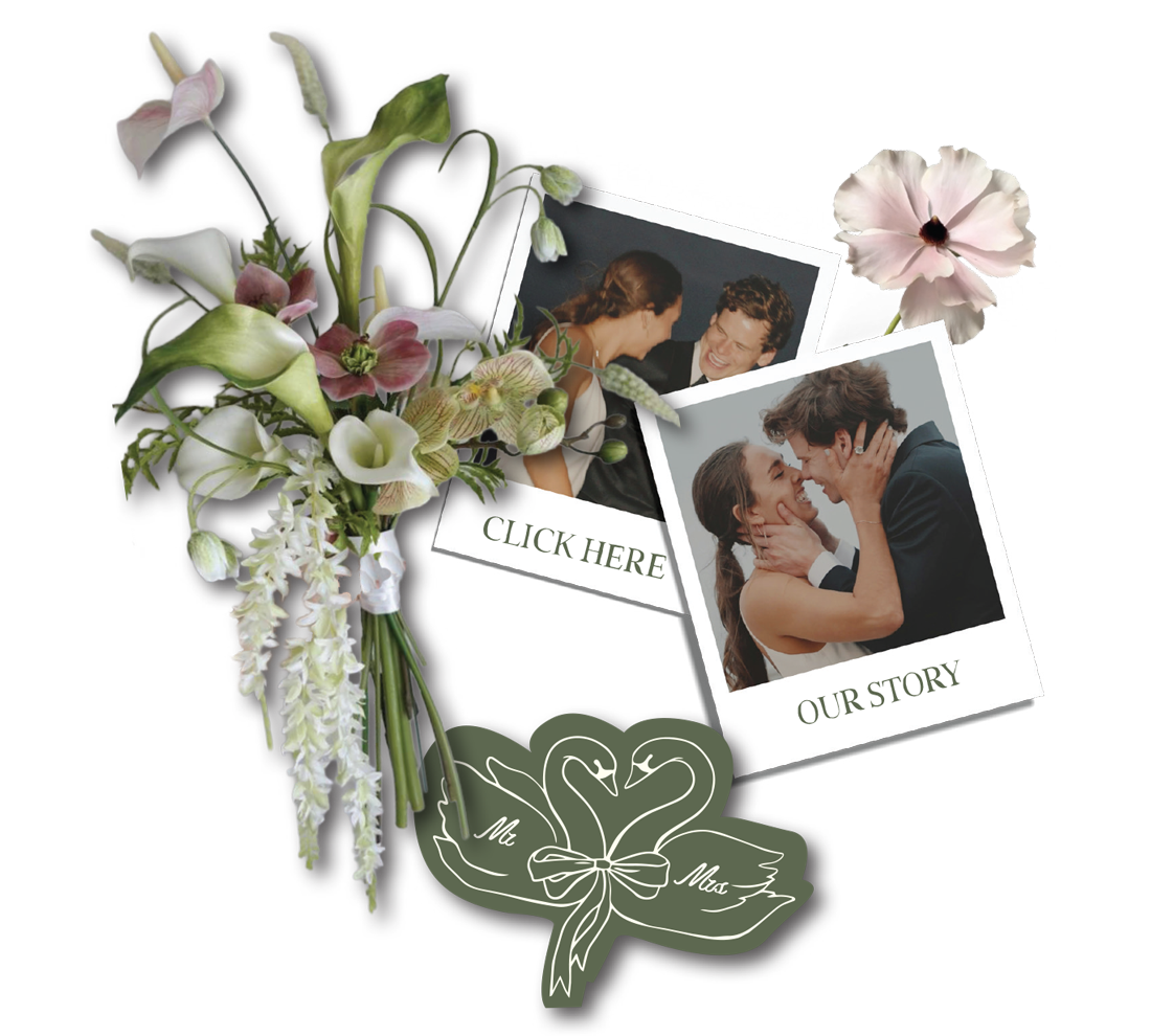 our story for the wedding website