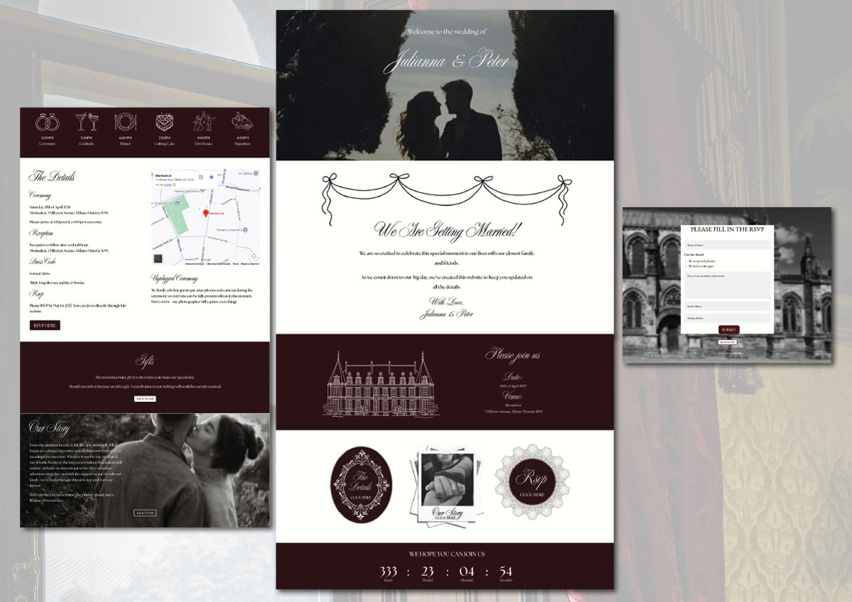 We build the website for you just send us an email