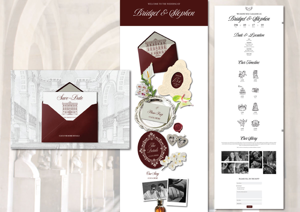 custom website in old money style built for you